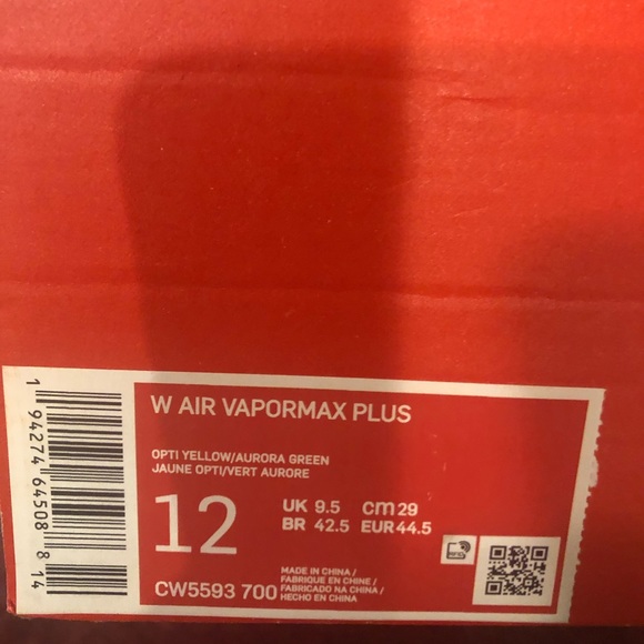 Womens Nike Air VaporMax Plus, Sz 12 - Picture 5 of 7